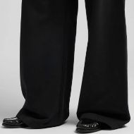 Picture of REPLAY WOMEN'S HIGH WAIST WIDE LEG JOGGER WITH LOGO IN BLACK 6