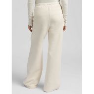 Picture of REPLAY WOMEN'S HIGH WAIST WIDE LEG JOGGER WITH LOGO IN WINTER WHITE 2