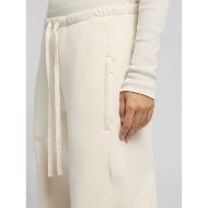 Picture of REPLAY WOMEN'S HIGH WAIST WIDE LEG JOGGER WITH LOGO IN WINTER WHITE 4