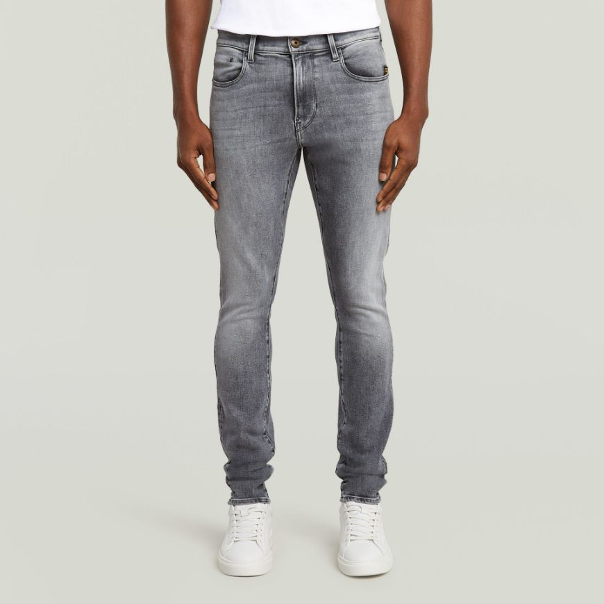 Picture of G-STAR MEN'S REVEND FWD SKINNY JEANS IN FADED SHADOW GREY