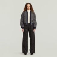 Picture of G-STAR WOMEN'S BOMBER IN COATED VINTAGE KHAKI 4