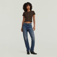 Picture of G-STAR WOMEN'S HERITAGE HARDWARE BABY TOP IN GANACHE 5