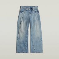 Picture of G-STAR WOMEN'S CONTOR 3D WIDE PLEAT JEANS IN VINTAGE AEGEAN SEA 6
