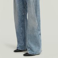 Picture of G-STAR WOMEN'S CONTOR 3D WIDE PLEAT JEANS IN VINTAGE AEGEAN SEA 3