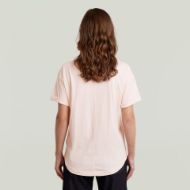 Picture of G-STAR WOMEN'S ROLLED UP SLEEVE BOYFRIEND T-SHIRT IN SILVER PEONY 2