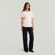 Picture of G-STAR WOMEN'S ROLLED UP SLEEVE BOYFRIEND T-SHIRT IN SILVER PEONY 5