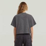 Picture of G-STAR WOMEN'S WASHED GR BOXY T-SHIRT IN DK BLACK GD 2