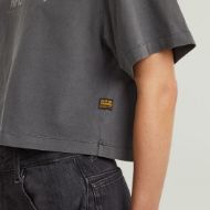 Picture of G-STAR WOMEN'S WASHED GR BOXY T-SHIRT IN DK BLACK GD 3