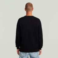 Picture of G-STAR MEN'S HONEY COMB STRUCTURE SWEATER IN DK BLACK 2
