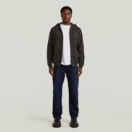 Picture of G-STAR MEN'S PREMIUM CORE HOODED ZIP SWEATER IN GANACHE 4