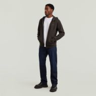 Picture of G-STAR MEN'S PREMIUM CORE HOODED ZIP SWEATER IN GANACHE 5