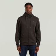 Picture of G-STAR MEN'S PREMIUM CORE HOODED ZIP SWEATER IN GANACHE 1