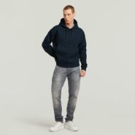 Picture of G-STAR MEN'S A LINE LOOSE HOODED SWEATER IN DK PATRIOT BLUE 5
