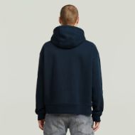 Picture of G-STAR MEN'S A LINE LOOSE HOODED SWEATER IN DK PATRIOT BLUE 2