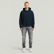 Picture of G-STAR MEN'S A LINE LOOSE HOODED SWEATER IN DK PATRIOT BLUE 4