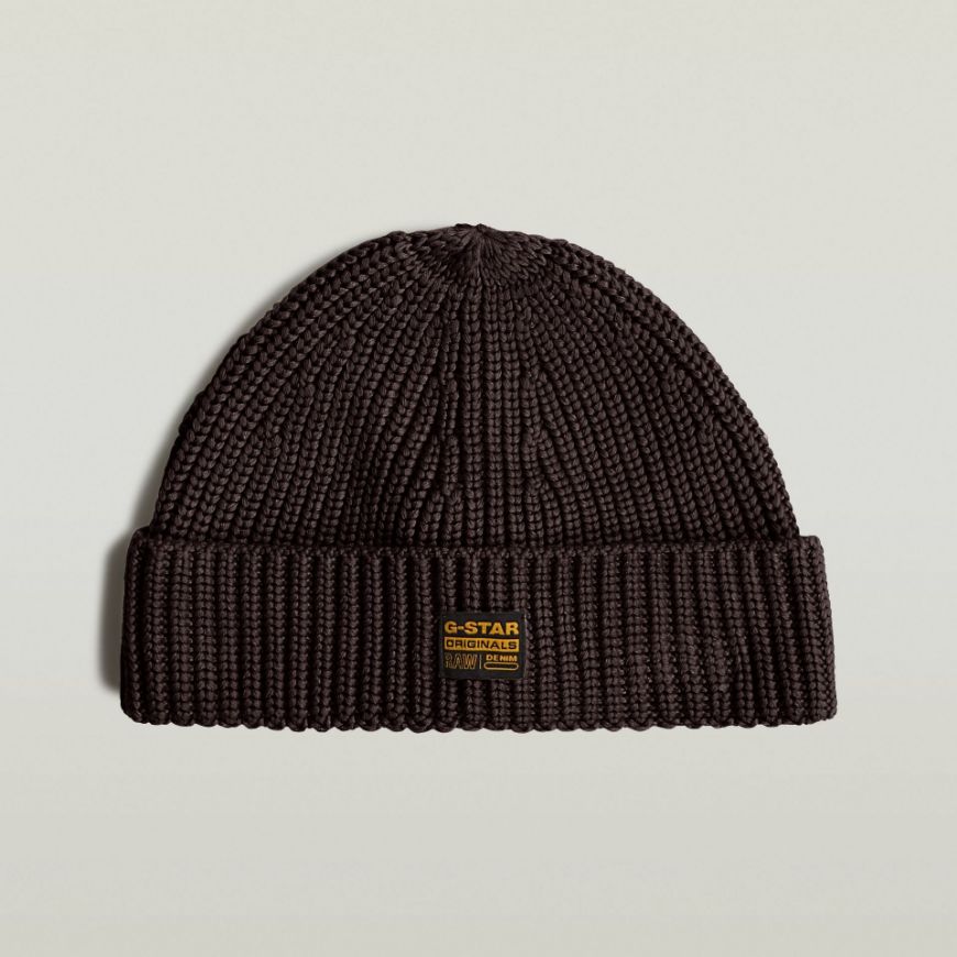 Picture of G-STAR MEN'S ORIGINALS FISHERMAN BEANIE IN GANACHE