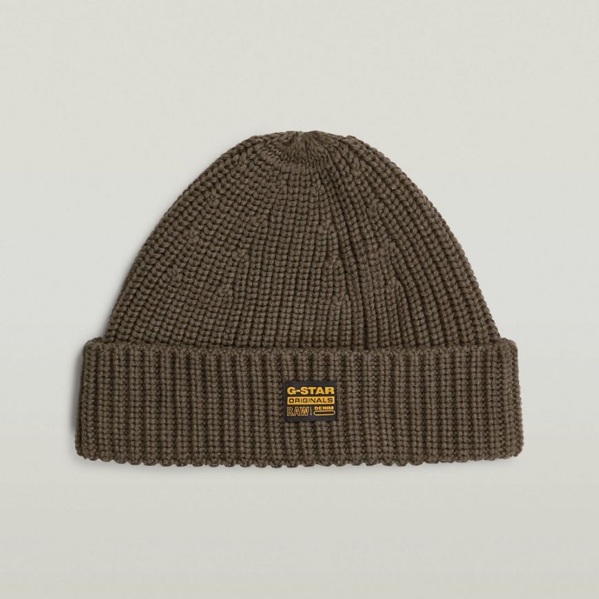 Picture of G-STAR MEN'S ORIGINALS FISHERMAN BEANIE IN WREN