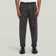 Picture of G-STAR MEN'S PLEATED CHINO RELAXED TAPERED IN INDIA INK/GANACHE HB 1
