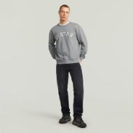 Picture of G-STAR MEN'S APPLIQUE SWEATER IN MEDIUM GREY HTR 3