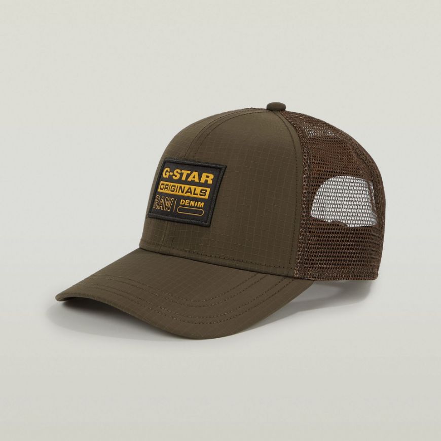 Picture of G-STAR MEN'S BASEBALL TRUCKER CAP IN WREN