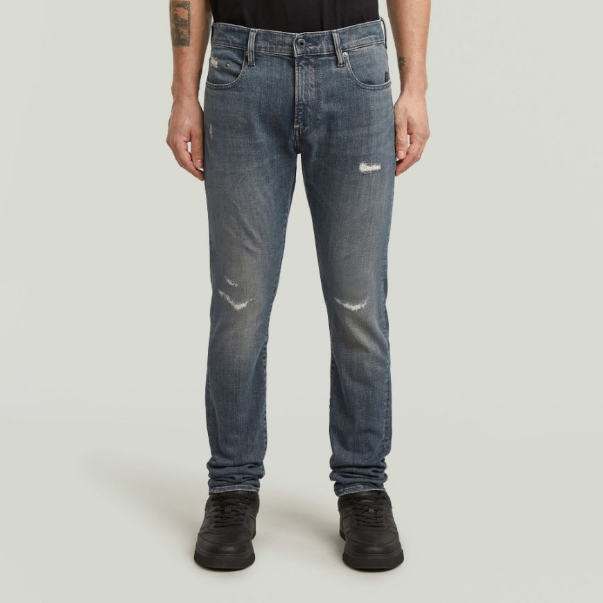 Picture of G-STAR MEN'S REVEND FWD SKINNY JEANS IN ANTIC SAND BLAST RESTORED