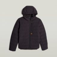 Picture of G-STAR MEN'S FOUNDATION HOODED LINER JACKET IN DK BLACK 6