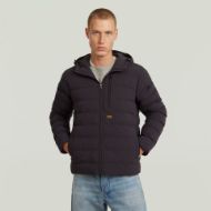 Picture of G-STAR MEN'S FOUNDATION HOODED LINER JACKET IN DK BLACK 1
