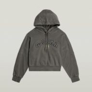 Picture of G-STAR WOMEN'S COLLEGIC HOODED SWEATER IN ASFALT GD 6