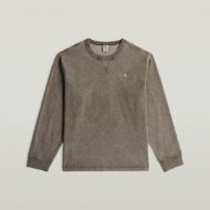 Picture of G-STAR MEN'S WASHED HB SWEATER IN WREN GD SNOW BLEACH 5