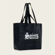 Picture of ALLSAINTS WOMEN'S IZZY FZZY SAINT TOTE BAG IN BLACK 2