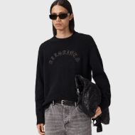 Снимка на ALLSAINTS МЪЖКИ ПУЛОВЕР CURV CREW В ЧЕРНО 7