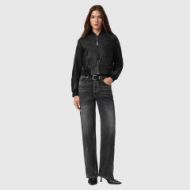 Picture of ALLSAINTS WOMEN'S ORTEN 94 BOMBER IN BLACK 5