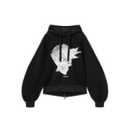 Picture of ALLSAINTS WOMEN'S MYSTERIE DANA HOODY IN BLACK 6