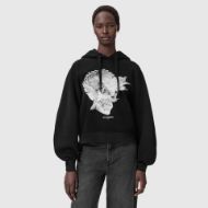 Picture of ALLSAINTS WOMEN'S MYSTERIE DANA HOODY IN BLACK 1