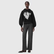 Picture of ALLSAINTS WOMEN'S MYSTERIE DANA HOODY IN BLACK 5