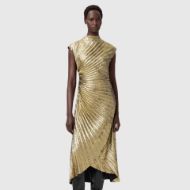 Снимка на ALLSAINTS ДАМСКА РОКЛЯ RAYANNA DRESS В ЗЛАТИСТО 4