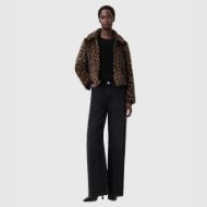 Picture of ALLSAINTS WOMEN'S SAYE FAUX FUR JACKET IN LEOPARD BROWN 6
