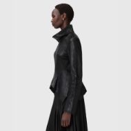 Picture of ALLSAINTS WOMEN'S GRACE BIKER IN BLACK 4