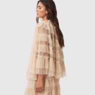 Picture of ALLSAINTS WOMEN'S AUDE RUFFLE CAPE IN BLUSH PINK 2
