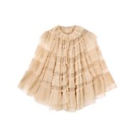 Picture of ALLSAINTS WOMEN'S AUDE RUFFLE CAPE IN BLUSH PINK 8