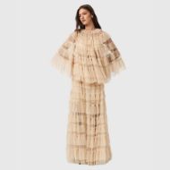 Picture of ALLSAINTS WOMEN'S AUDE RUFFLE CAPE IN BLUSH PINK 5