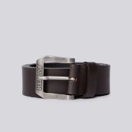 Picture of REPLAY MEN'S CRUST LEATHER BELT IN BLACK BROWN 1