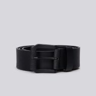 Picture of REPLAY MEN'S CRUST LEATHER BELT IN BLACK 1
