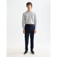 Picture of SCOTCH&SODA MEN'S CORE - IRVING - COOL-WOOL BLEND CHINO IN NAVY 7