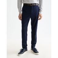 Picture of SCOTCH&SODA MEN'S CORE - IRVING - COOL-WOOL BLEND CHINO IN NAVY 4