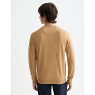 Picture of SCOTCH&SODA MEN'S CORE - VISCOSE PULLOVER CREWNECK IN MEDIUM BEIGE 5