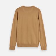 Picture of SCOTCH&SODA MEN'S CORE - VISCOSE PULLOVER CREWNECK IN MEDIUM BEIGE 2
