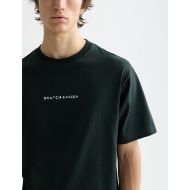 Picture of SCOTCH&SODA MEN'S CORE - LOGO FRONT CHEST T-SHIRT IN DARK GREEN 6