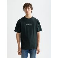 Picture of SCOTCH&SODA MEN'S CORE - LOGO FRONT CHEST T-SHIRT IN DARK GREEN 4