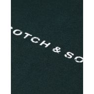 Picture of SCOTCH&SODA MEN'S CORE - LOGO FRONT CHEST T-SHIRT IN DARK GREEN 3